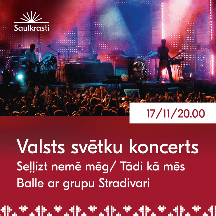 Izrādes "Valsts svētku koncerts Seļļizt nemē mēg / Tādi kā mēs" attels