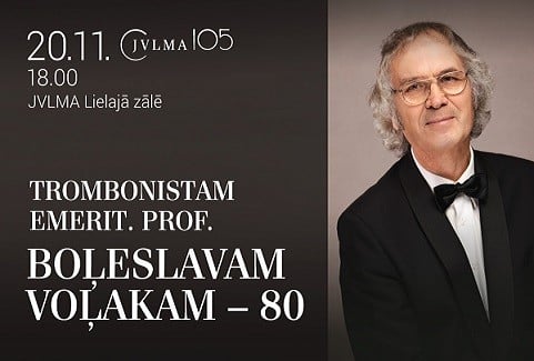 Izrādes "Trombonistam emerit. prof. Boļeslavam Voļakam – 80. Piemiņas koncerts" attels
