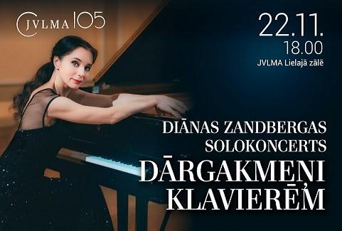 Izrādes "Pianistes Diānas Zandbergas solokoncerts "Dārgakmeņi klavierēm"" attels