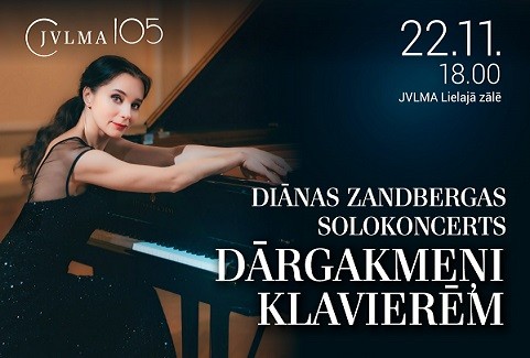 Izrādes "Pianistes Diānas Zandbergas solokoncerts "Dārgakmeņi klavierēm"" attels