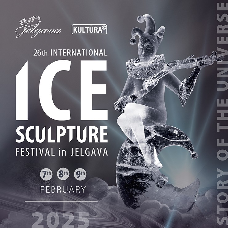Image of the event "26. Starptautiskais Ledus skulptūru festivāls Jelgavā - “VISUMA STĀSTS”"