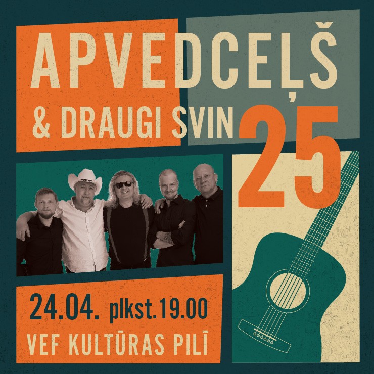 Izrādes "APVEDCEĻŠ & DRAUGI svin 25" attels