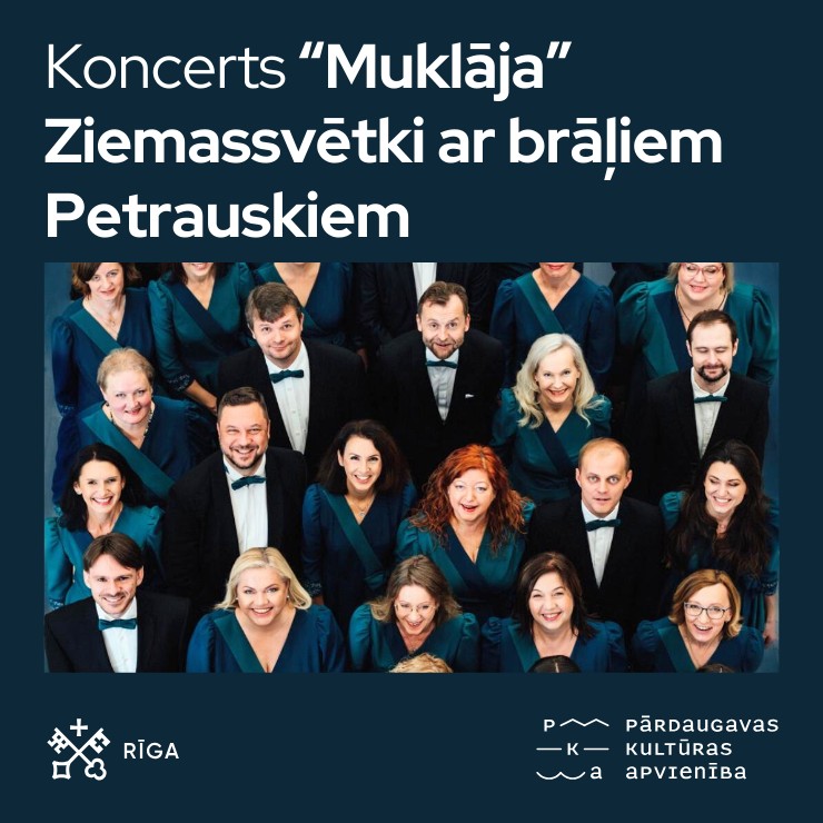 Izrādes "Koncerts “Kora “Muklājs” Ziemassvētki ar brāļiem Petrauskiem”" attels