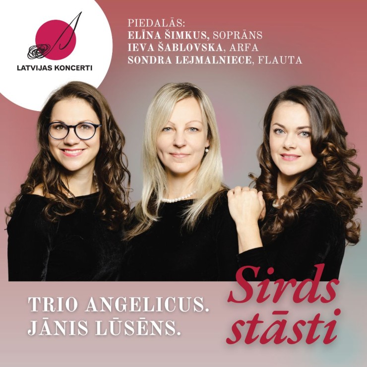 Izrādes "Trio Angelicus. Jānis Lūsēns. Sirds stāsti." attels