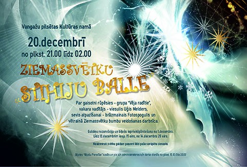 Izrādes "ZIEMASSVĒTKU ''STIHIJU BALLE''" attels