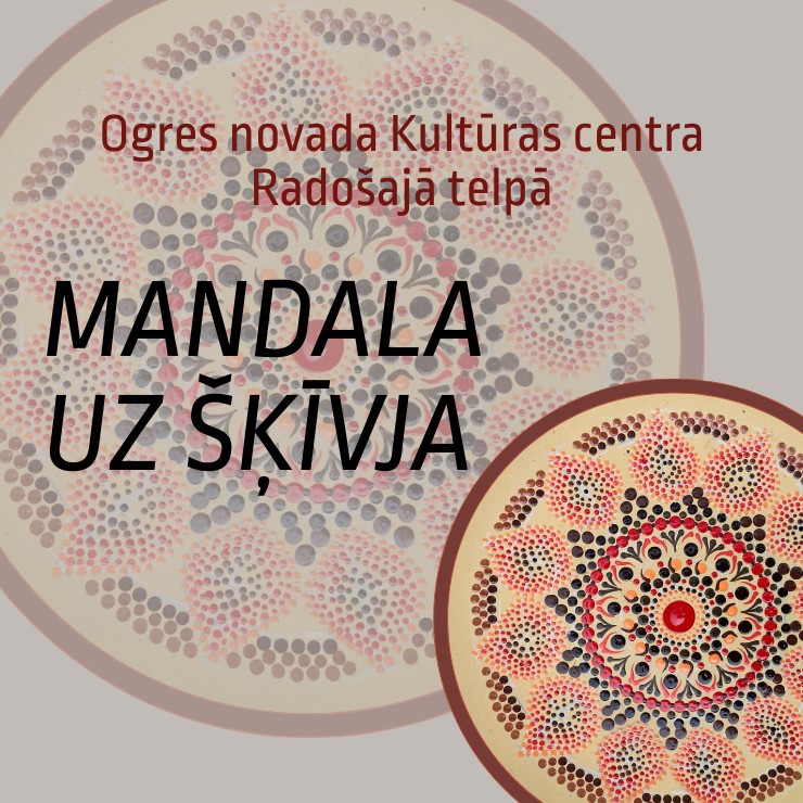 Izrādes "Meistarklase MANDALA UZ ŠĶĪVJA" attels