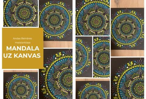 Izrādes "Meistarklase MANDALA UZ KANVAS" attels