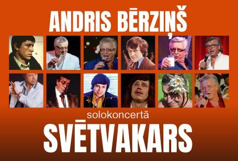 Izrādes "ANDRIS BĒRZIŅŠ solokoncertā “SVĒTVAKARS”" attels