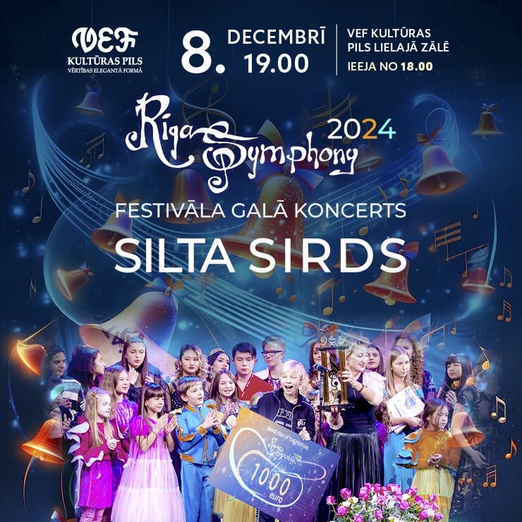 Izrādes "RIGA SYMPHONY 2024 | FESTIVĀLA GALĀ KONCERTS | SILTA SIRDS" attels