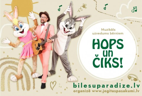 Izrādes "HOPS UN ČIKS" attels