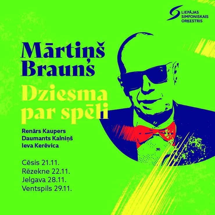 Izrādes "Mārtiņš Brauns. Dziesma par spēli" attels