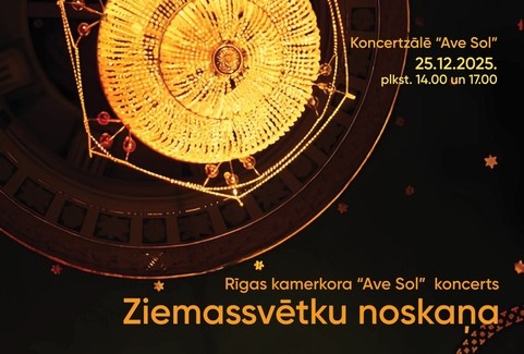 Izrādes "Rīgas kamerkora “Ave Sol” koncerts “Ziemassvētku noskaņa”" attels