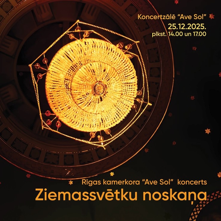 Izrādes "Rīgas kamerkora “Ave Sol” koncerts “Ziemassvētku noskaņa”" attels
