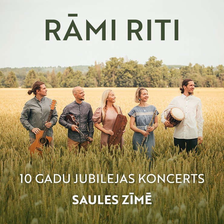 Izrādes "Rāmi Riti 10 gadu jubilejas koncerts "Saules zīmē"" attels