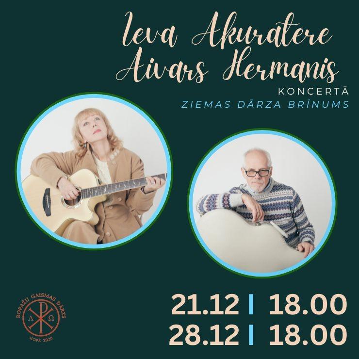 Izrādes "Ievas Akurāteres un Aivara Hermaņa koncerts “Ziemas dārza brīnums”" attels