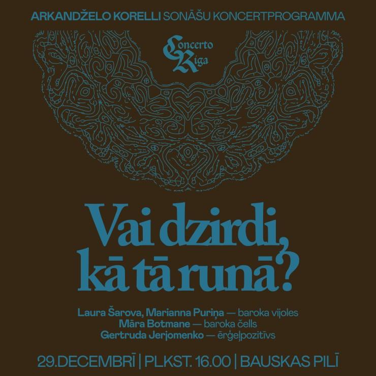 Изображение спектакля "CONCERTO RIGA | Vai dzirdi, kā tā runā?"