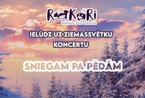 Izrādes "Bērnu popgrupa “Rakari” un draugi Ziemassvētku koncertā “Sniegam pa pēdām”" attels