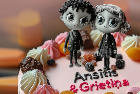Izrādes "ANSĪTIS UN GRIETIŅA" attels