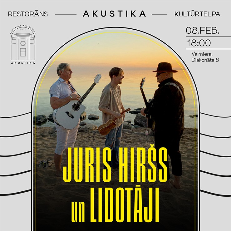 Izrādes "Juris Hiršs un Lidotāji | Kultūrtelpā AKUSTIKA, Valmierā" attels