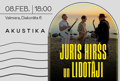 Izrādes "Juris Hiršs un Lidotāji | Kultūrtelpā AKUSTIKA, Valmierā" attels