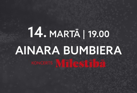 Izrādes "Ainara Bumbiera koncerts MĪLESTĪBĀ" attels