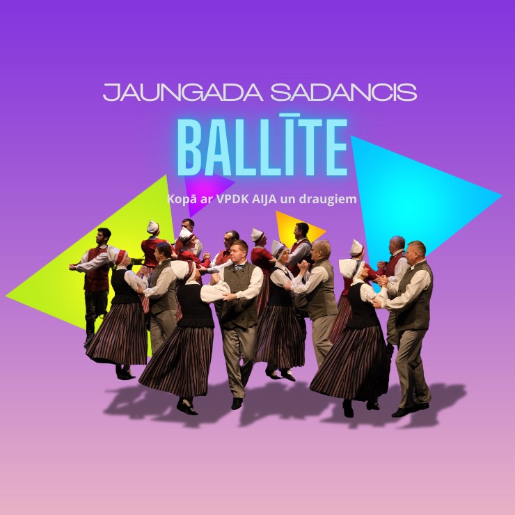 Izrādes "Vidējās paaudzes deju kolektīva AIJA koncerts Jaungada sadancis BALLĪTE" attels