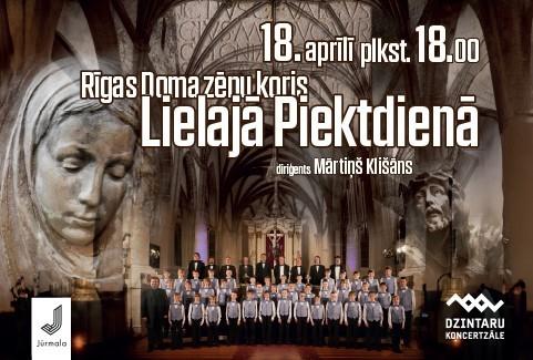 Izrādes "Rīgas Doma zēnu koris Lielajā Piektdienā" attels