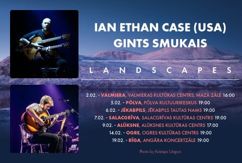 Izrādes "Gints Smukais (LV) & Ian Ethan Case (ASV) koncertprogramma LANDSCAPES | AINAVAS" attels
