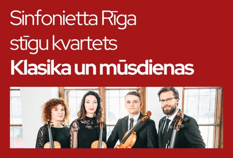 Izrādes "Kamermūzikas vakari. “Klasika un mūsdienas” Sinfonietta Rīga stīgu kvartets" attels