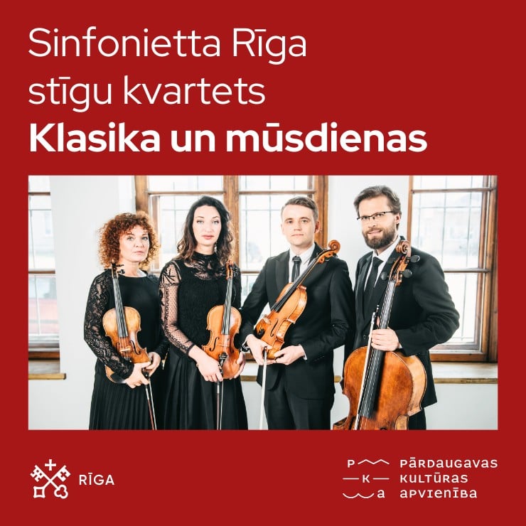 Izrādes "Kamermūzikas vakari. “Klasika un mūsdienas” Sinfonietta Rīga stīgu kvartets" attels