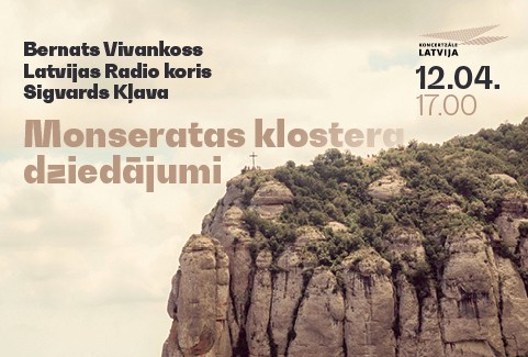 Izrādes "Monseratas klostera dziedājumi. Bernats Vivankoss un Latvijas Radio koris. Pasaules pirmatskaņojums" attels