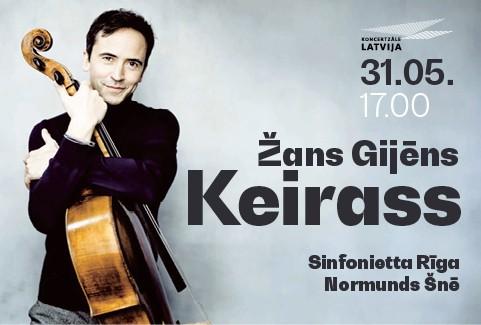 Izrādes "Žans Gijēns Keirass, Sinfonietta Rīga, Normunds Šnē" attels