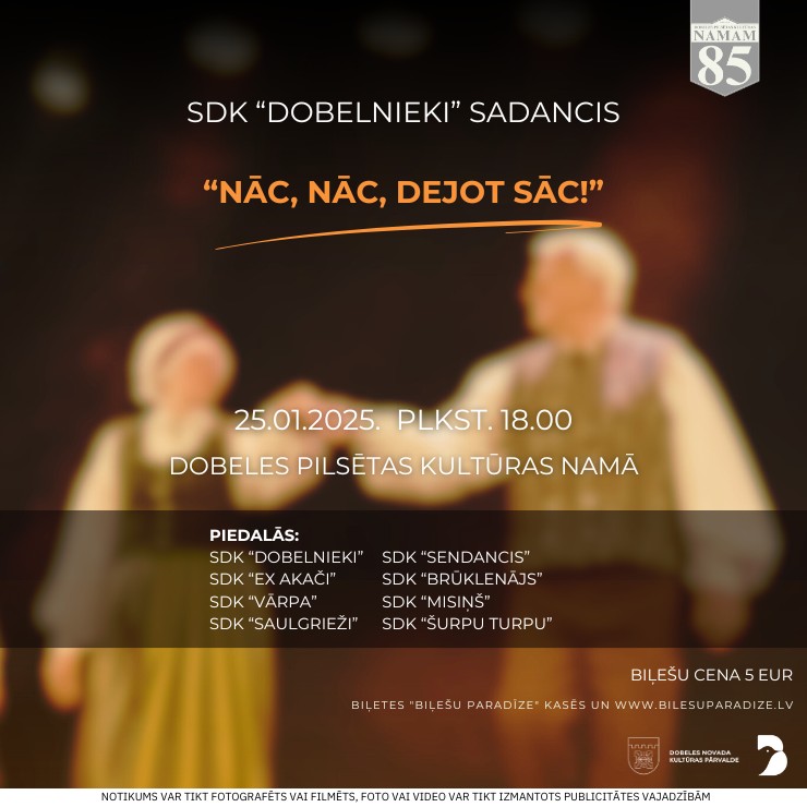 Izrādes "SDK sadancis “Nāc, nāc, dejot sāc!”" attels
