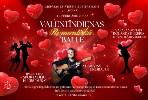Izrādes "Romantiskā Valentīndienas balle" attels