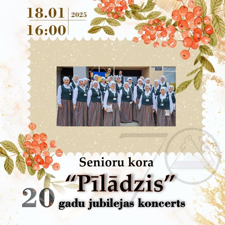 Изображение спектакля "Senioru kora “Pīlādzis” 20 gadu jubilejas koncerts"