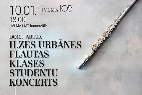 Izrādes "Doc. Ilzes Urbānes flautas klases studentu koncerts" attels