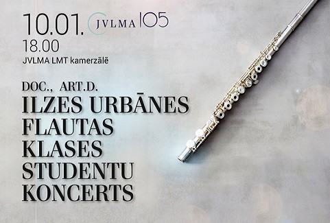 Izrādes "Doc. Ilzes Urbānes flautas klases studentu koncerts" attels
