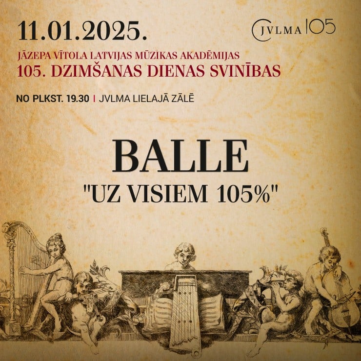 Izrādes "JVLMA – 105. Balle" attels