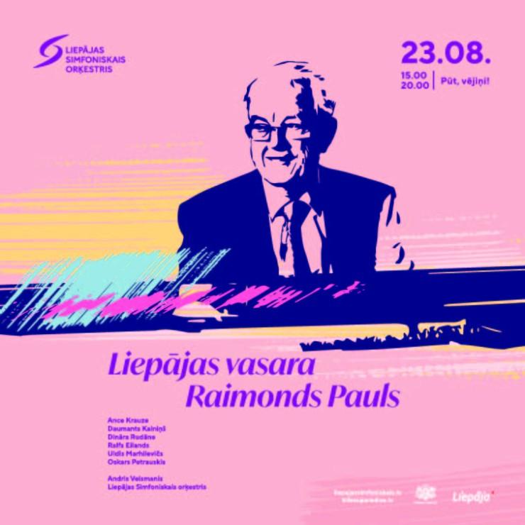 Image of the event "Liepāja Summer. Raimonds Pauls"