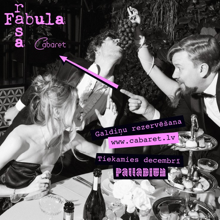 Izrādes "Cabaret FABULA RASA" attels