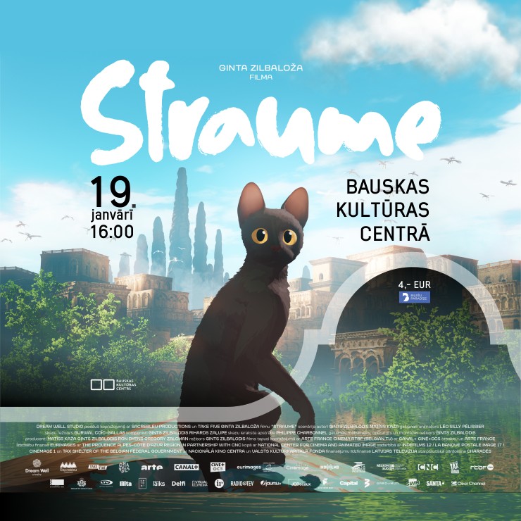 Izrādes "STRAUME / filmas seanss Bauskā" attels