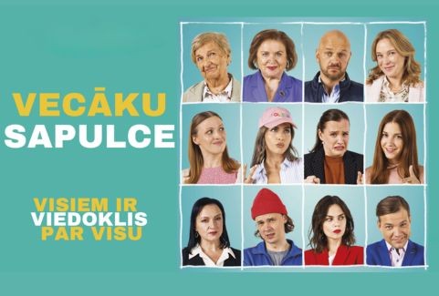 Izrādes "Kinoseanss / VECĀKU SAPULCE" attels