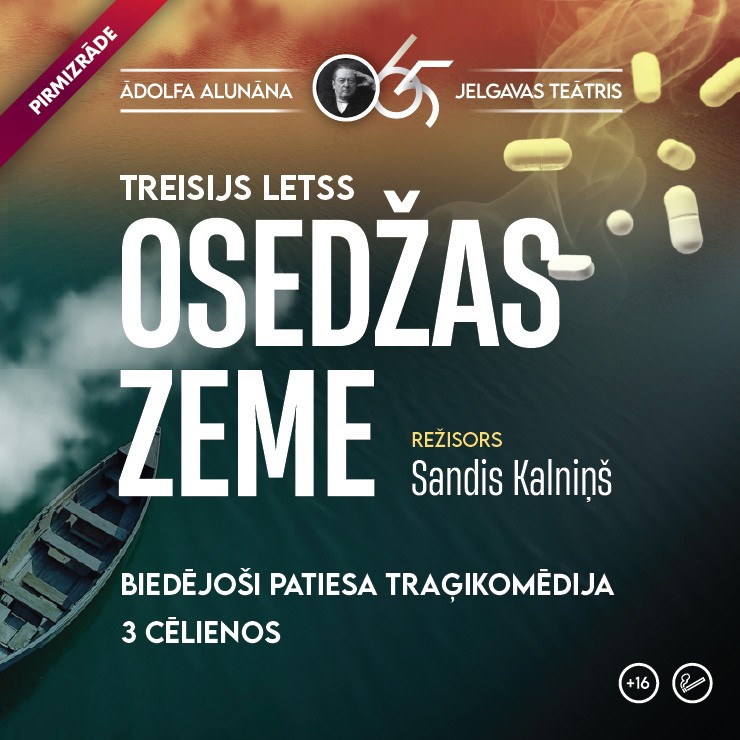 Izrādes "Ā. Alunāna Jelgavas teātra pirmizrāde/ traģikomēdija “OSEDŽAS ZEME”" attels