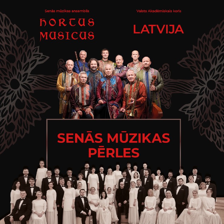Izrādes "SENĀS MŪZIKAS PĒRLES | Valsts Akadēmiskais koris “Latvija” un “Hortus Musicus”" attels