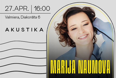 Izrādes "MARIJA NAUMOVA | Franču Saulrietā | Kultūrtelpā AKUSTIKA, Valmierā" attels