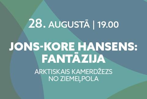 Izrādes "VEF JAZZ CLUB | Jons-Kore Hansens: Fantāzija. Arktiskais kamerdžezs no Ziemeļpola" attels