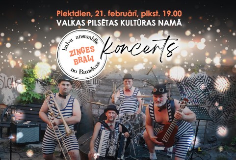 Izrādes "Koncerts ZIŅĢES BRĀĻI" attels