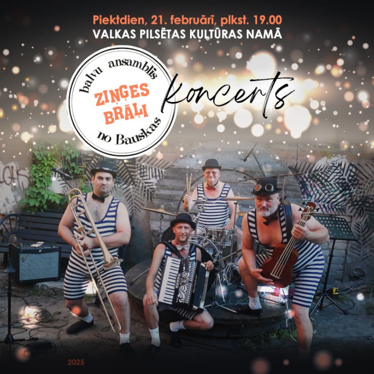 Izrādes "Koncerts ZIŅĢES BRĀĻI" attels