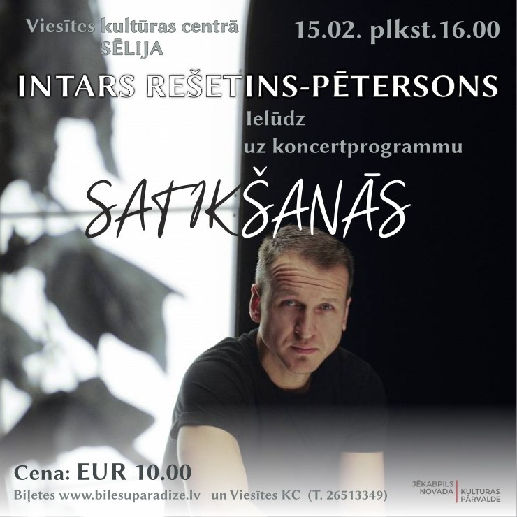 Izrādes "INTARS PĒTERSONS-REŠETINS / SATIKŠANĀS" attels