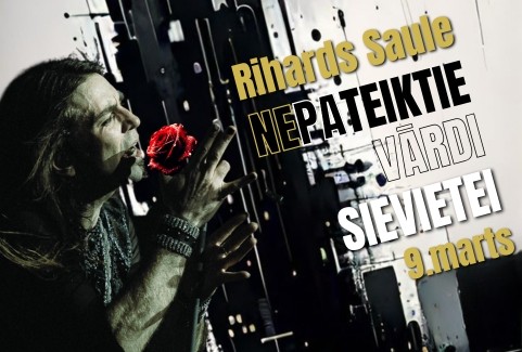 Izrādes "Rihards Saule koncerts Nepateiktie vārdi" attels
